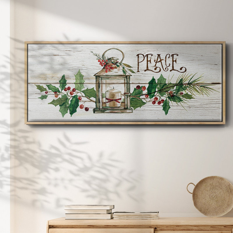 Rustic Peace - toile encadrée, H 24 po x l 60 po