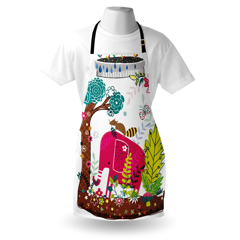 Tablier floral