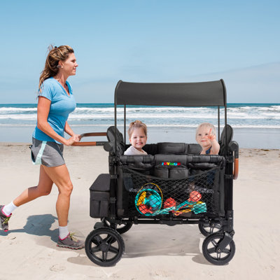 Winado Foldable Multi-Child Stroller with Storage