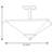 Jadyn Glass Semi Flush Mount-32041610