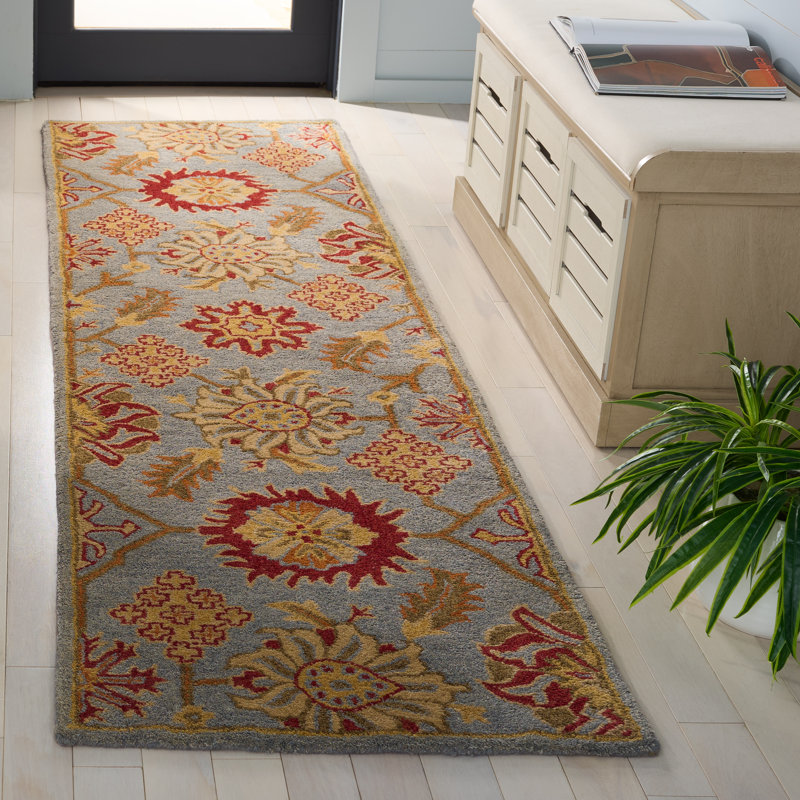 Wahcheechee Hand Tufted Wool Oriental Rug, Runner 2'3" x 8'