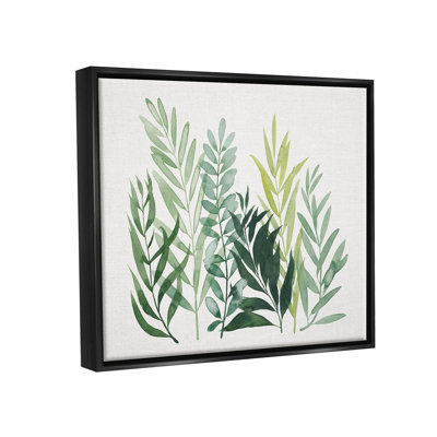 Feuilles botaniques variées par Grace Popp - impression sur bois