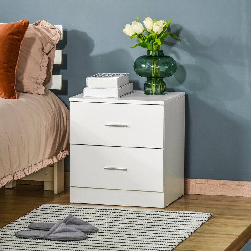Ajahni 45cm W Particle Board Bedside Table