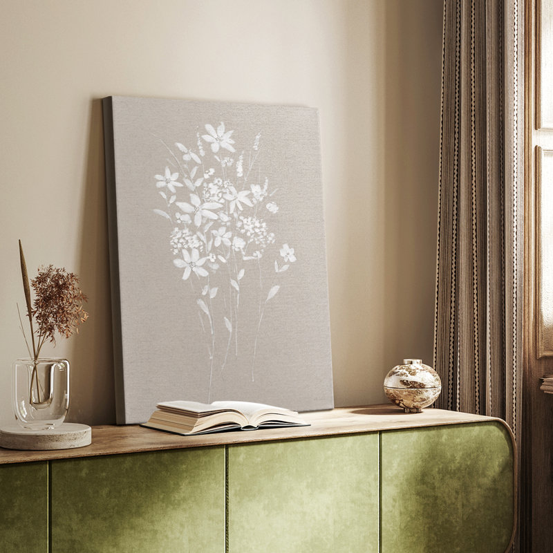 Delicate Botanicals II - galerie sur mesure, H 48 po x l 32 po