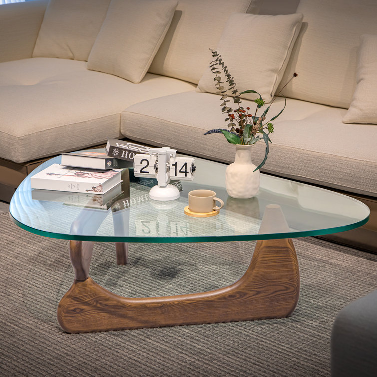 Joss & Main Drossett Glass Top Coffee Table & Reviews - Wayfair Canada