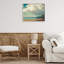 «Sunlit Clouds over Beach», estampe numérique encadrée, design par Elara Yasna-114315574-114315576