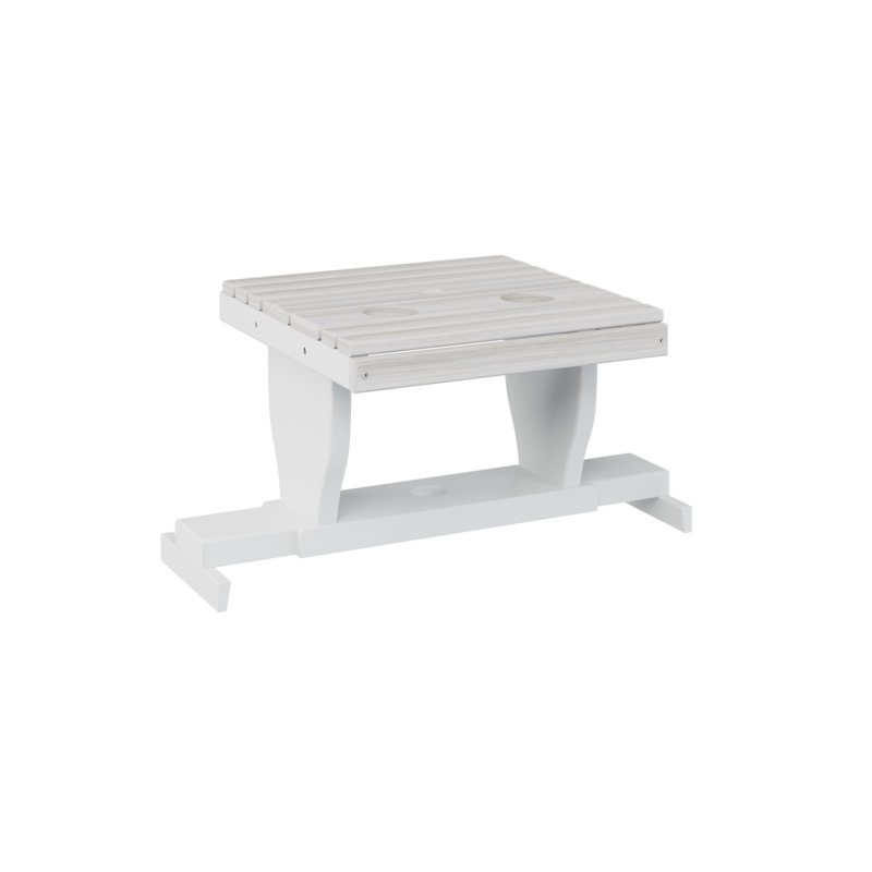 Berlin Gardens Gliding Settee Table, Seashell