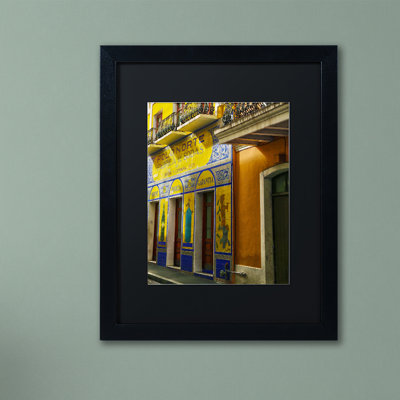 « old san juan 4 », reproduction de photo sur toile encadrée printon