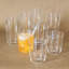Oakdale simple 15,9 oz Dof transparent (4) et simple 21,4 oz jumbo transparent (4)