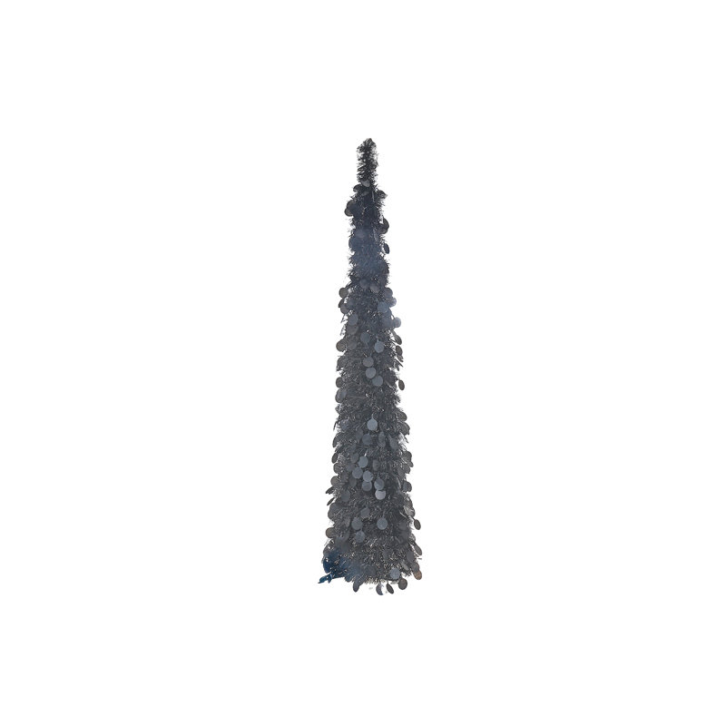 Arbre de Noël noir avec support