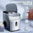  Nugget Ice Makers Countertop,Pebble Ice Maker Machine with Soft Chewable Ice,35lbs/24H,Self-Cleaning,One-Click Operation,Stainless Steel, Crushed ice Maker for Home Kitchen Office-88134851