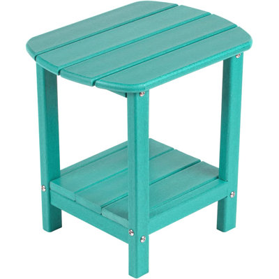 Outdoor Side Table, 2-tier Adirondack End Table by Winston Porter