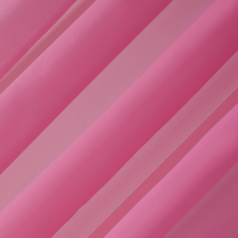 Panneau de rideau diaphane avec œillets Caspian, l 59 po x L 63 po, Rose