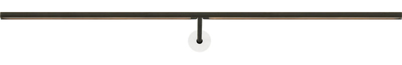 Plural Dome Picture Light, Bronze, 0.5" H x 30" W x 8.9" D, 20.8
