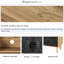 Meuble télé avec porte symétrique noire et installation d'installation de couleur bois-1570522664