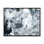 Toile avec cadre flottant noir