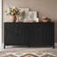 Sideboard Cabinet With Adjustable Shelves And 4 Doors-1380759593
