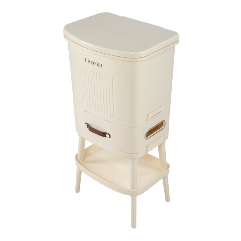 Bellis PP Open Kitchen Trash Can, 6.6 gal