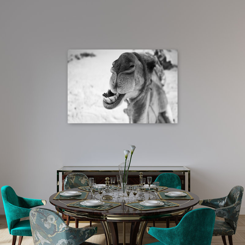Reproduction d'art animalier contemporain abstrait, 32" H x 48" W
