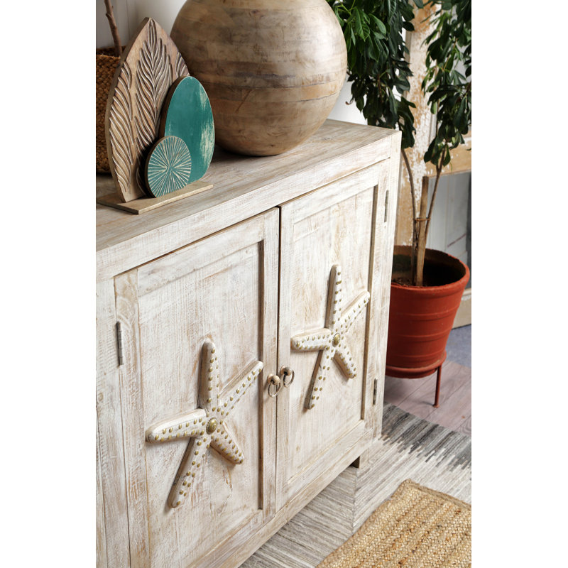 Bekircan 76'' Solid Wood Sideboard