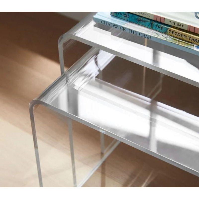 Pina Acrylic Nesting Table
