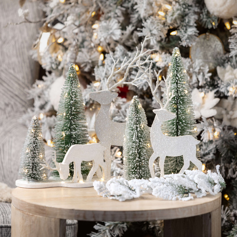 Multicolore arbres de Noël 15 po