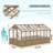 Outdoor Wooden Polycarbonate Greenhouse 8x16Ft-103535103