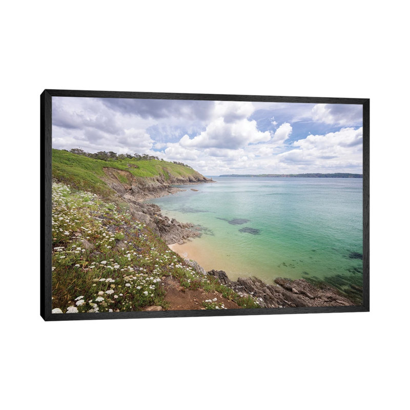 Rade De Brest Entrance by Philippe Manguin - Wrapped Canvas Print, Black Framed, 66.04 cm H x 45.72 cm W