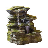Foxboro Easy Fountain Como Springs with Lights Mains Plugin Powered Water Feature
