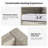 Patio 6-Piece Grey Wicker Conversation Set With Grey Cushions-444226824-444226825