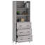 Myakka 69.5cm Wide 3 Drawer Highboard-1257035951