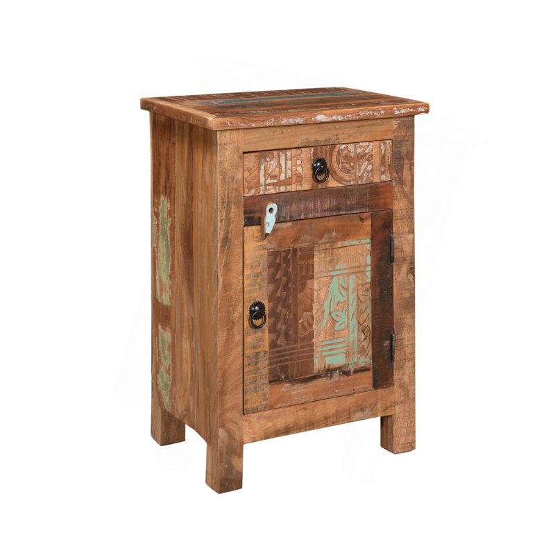 CARVED SIDE TABLE