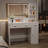 Dressing Table With LED 3-Colour Illuminated Mirror And Power Outlet