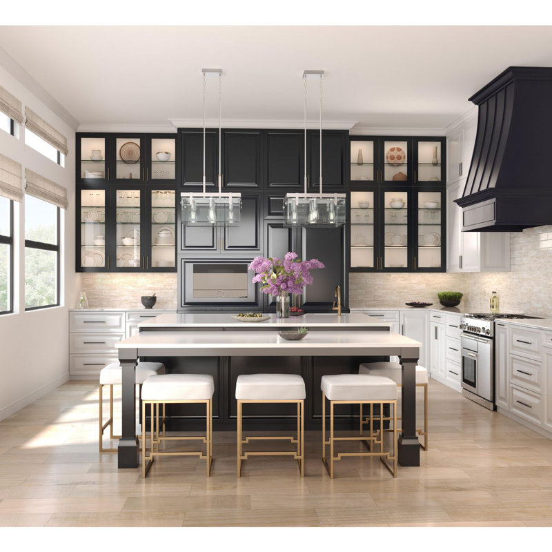 Bridgewood 5 - Light Kitchen Island Pendant, Brushed Nickel