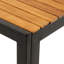 Table moderne avec pieds en fer - Teinture - Surface de salle à manger
