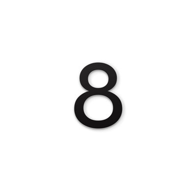 4" Metal Magnetic House Numbers