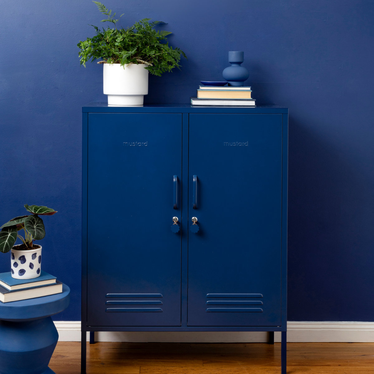 Mustard Made The Midi Locker, Navy