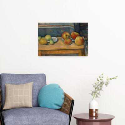 «Pommes et poires», reproduction d'art classique de fruits rustiques impressionnistes