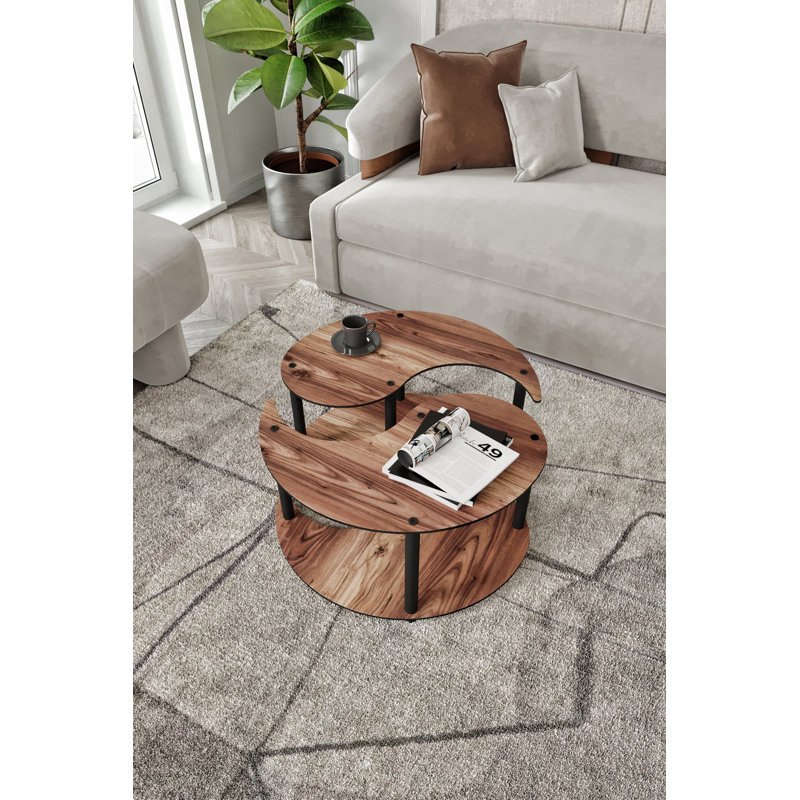 Ensemble de tables basses, Noyer, Noyer