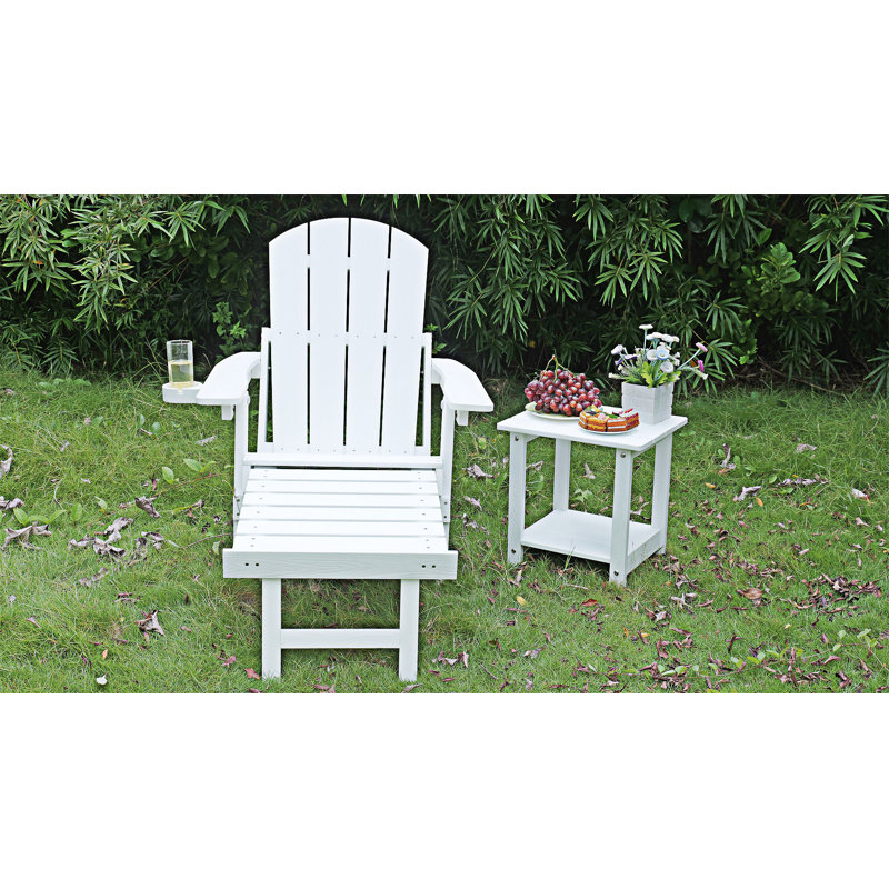 Ensemble de 2 chaises longues d'extérieur