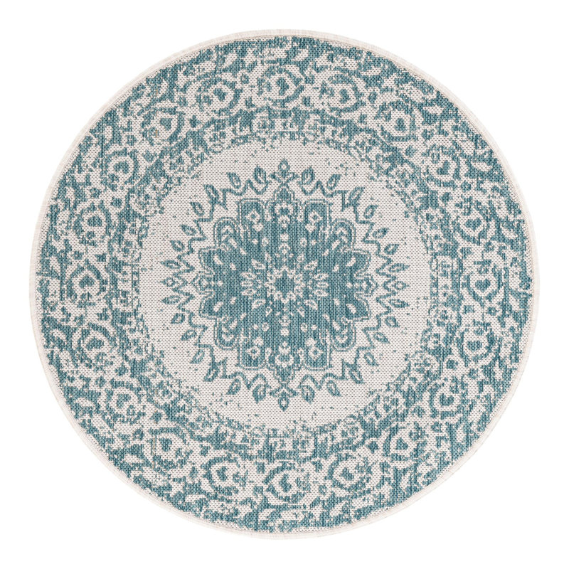Tapis laminé orné, Rond 3 pi 1 po