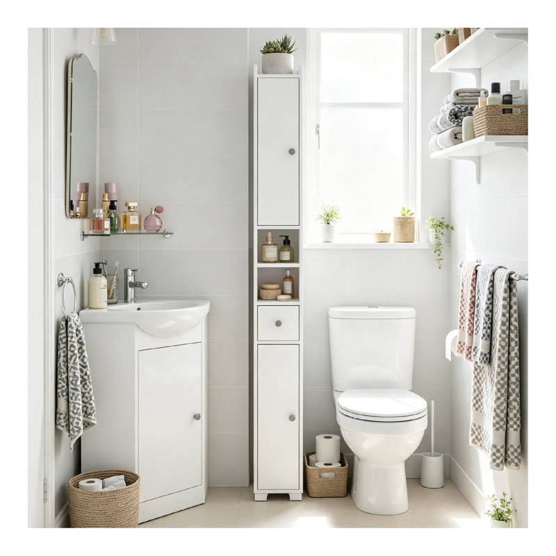 Engineered Wood Bathroom Cabinet