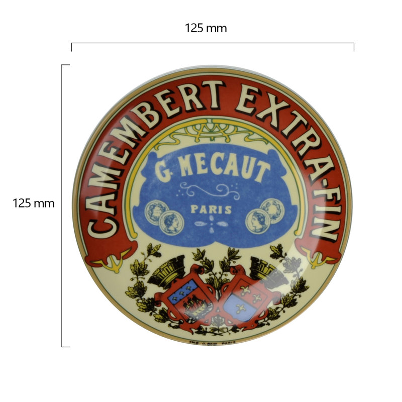 Classic Camembert Plates, 12cm Diameter