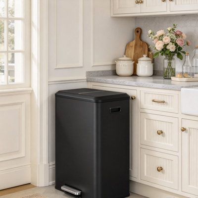 Stainless Steel Recycling Bin - 30 L