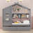Wooden House Bed With 2 Drawers-419085622-419085623