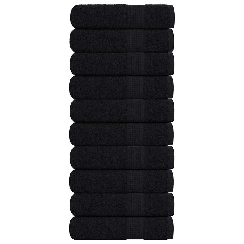 Vanturi 100% Cotton Hand Towel, Black