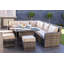 Perdomo Premium All-Weather Wicker 10 - Person Patio Conversation Set with Cushions-1960015748