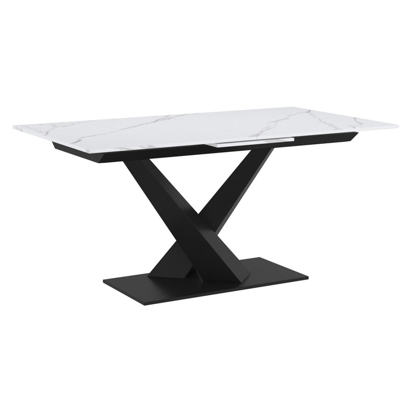 Table de salle à manger Julius, White/Black