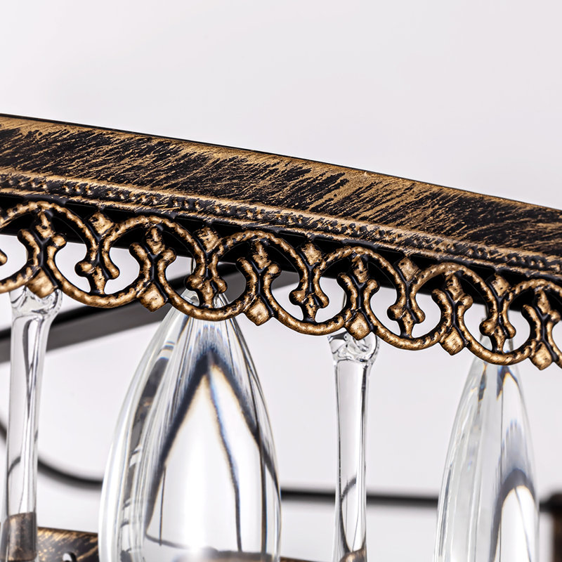 Maquisha 6/9-Light Dimmable Tiered Crystal Chandelier with Antique Bronze Finish, Empire Style Classic Luxury Lighting