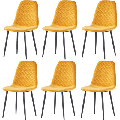 Wellersburg Modern Velvet Upholstered Armless Dining Chair